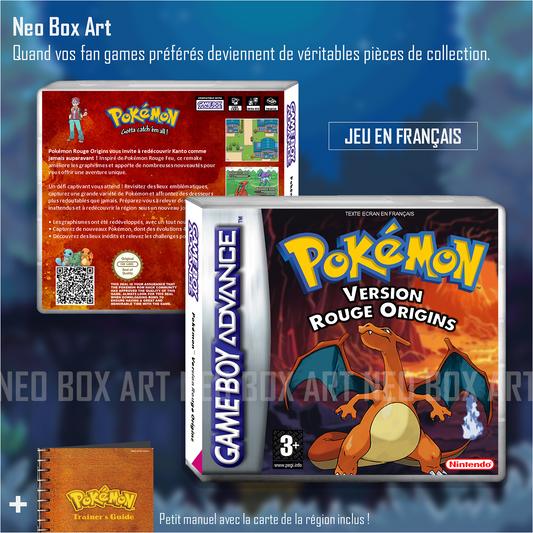 Pokémon Rouge Origins - GBA - FR