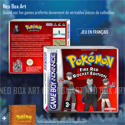 Pokémon Fire Red : Rocket Edition (Version Française) - GBA - FR
