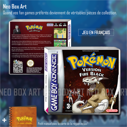 Pokémon Fire Black - GBA - FR