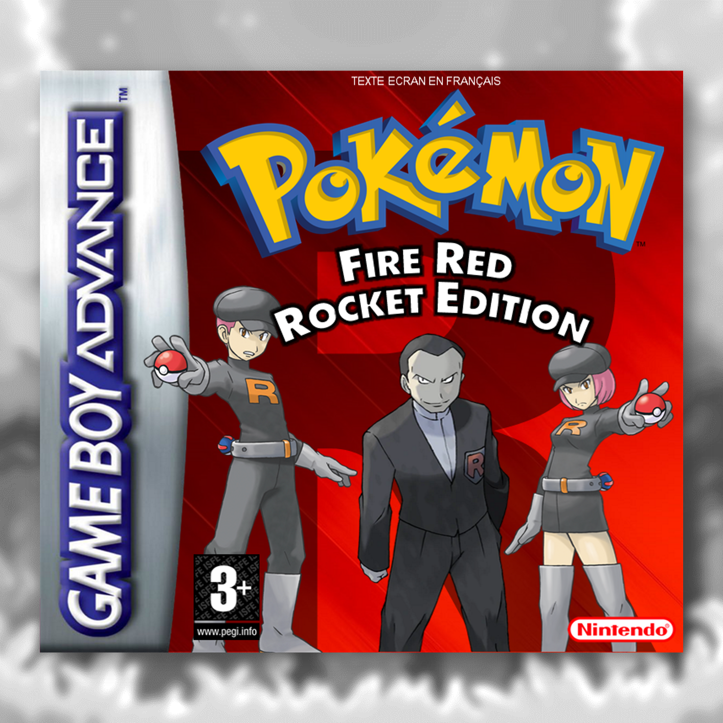 Pokémon Fire Red : Rocket Edition (Version Française) - GBA - FR